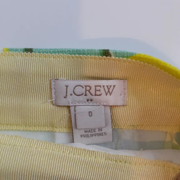 J.‎ Crew Pistachio and Lemon Floral Mini Skirt - Picture 5 of 8
